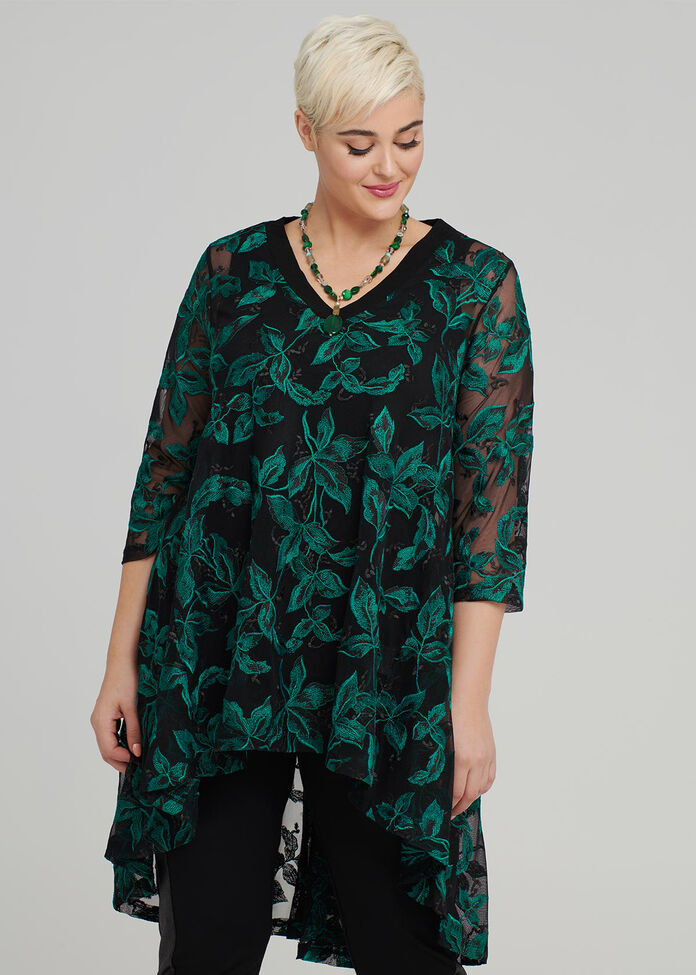 The Ivy Embroidery Top, , hi-res