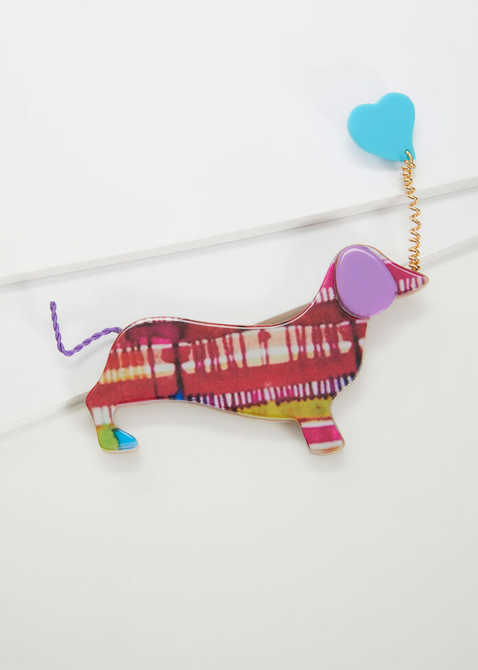 Sausage Dog Brooch, , hi-res