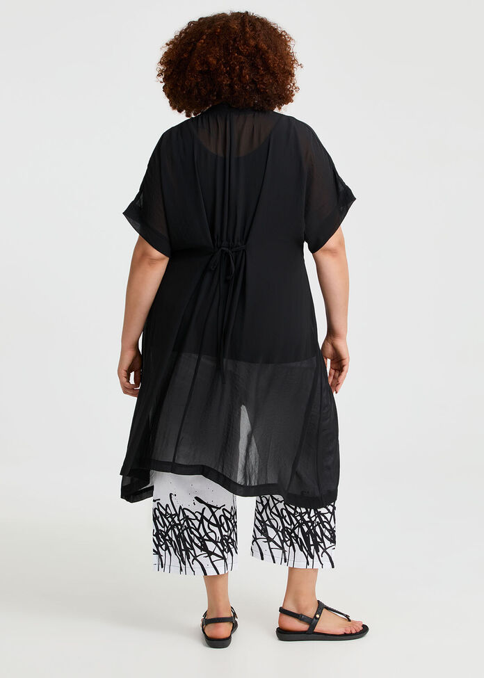 Shop Plus Size Chiffon Sojourn Tunic, Black | Taking Shape AU