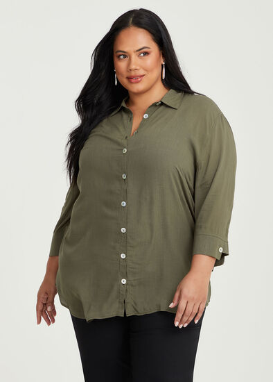 Plus Size Natural Shirt