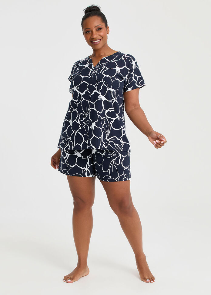 Australian Cotton Flora Pj Top, , hi-res