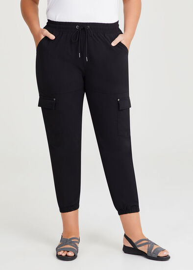 Plus Size Castaway Pull On Cargo Pant