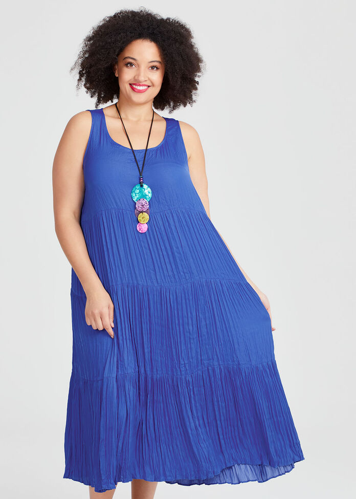 Pleated Enya Dress, , hi-res