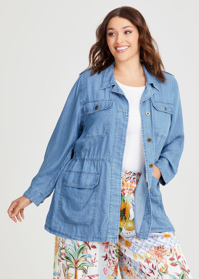 Womens Coats Plus Size Anorak Coat STOY Elke Women's Plus Size