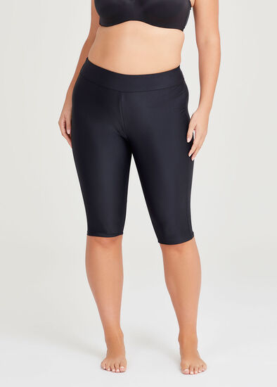 Plus Size Essential Capri Swim Legging