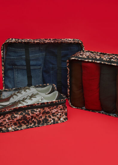 Set of 3 Leopard Travel Cells