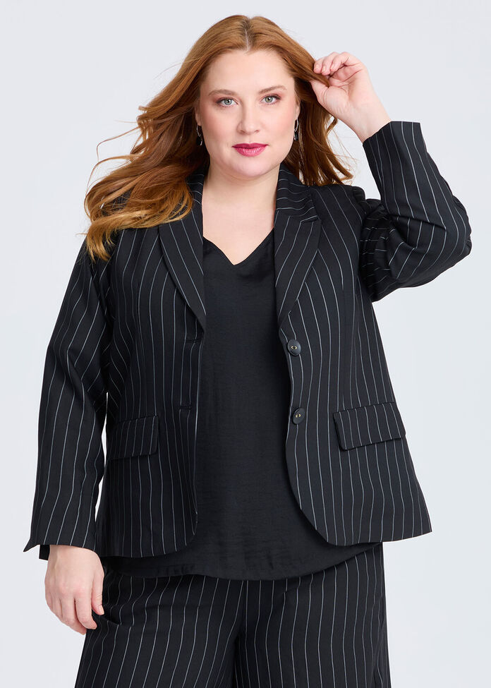 Bronte Pinstripe Jacket, , hi-res