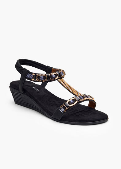 Jewel Wedge Flex Sandal,  Jewel Wedge Flex Sandal