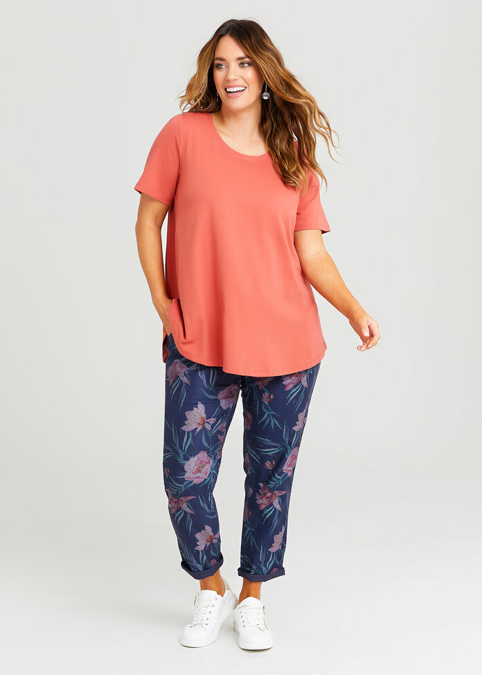 Organic Crew Swing Basic Tee, , hi-res