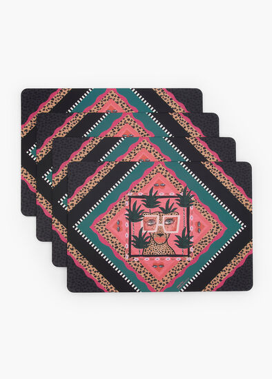 Bouffants Set of 4 Placemats