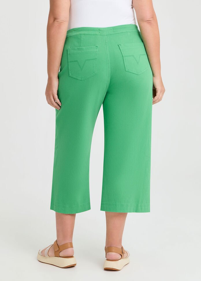The Travel Wide Leg Crop Jean, , hi-res