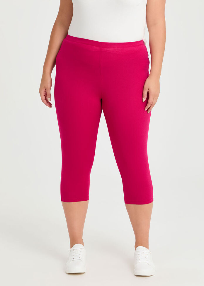 Good Earth Australian Cotton Crop Legging, , hi-res