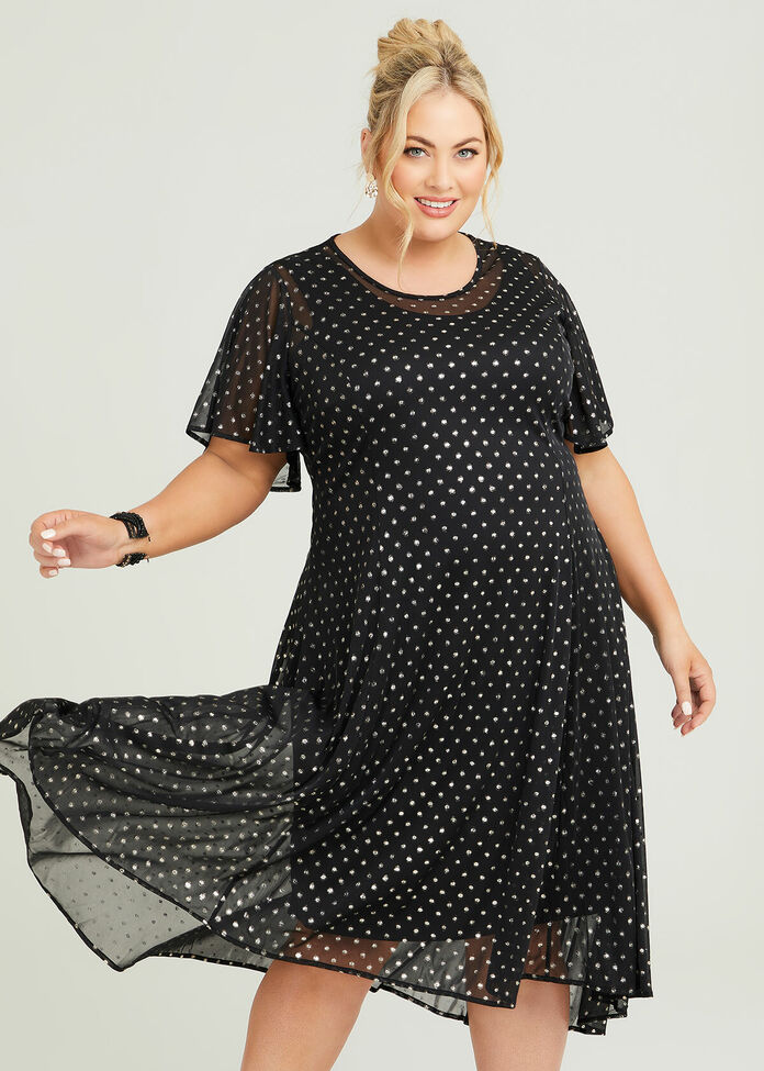 Shop Plus Size Moondrop Maxi Evening Dress in Black | Taking Shape AU