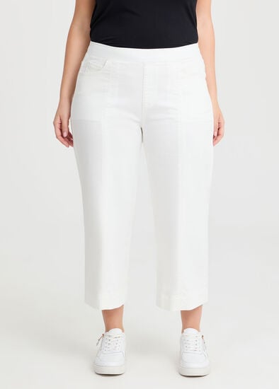 Plus Size The Wide Leg Crop Jean