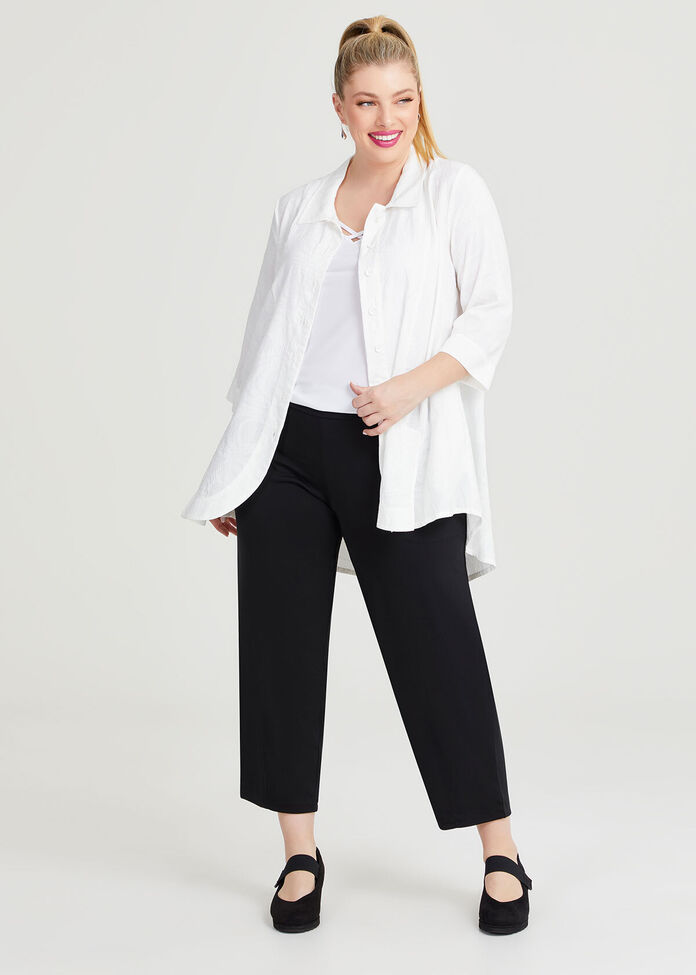 Jacquard Swing Natural Shirt, , hi-res