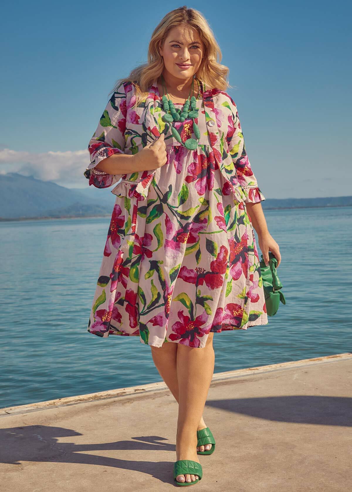 Plus size ruffle jacket top