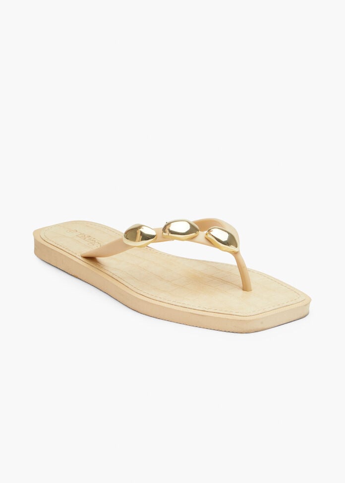 Trim Detail Flip Flop, , hi-res