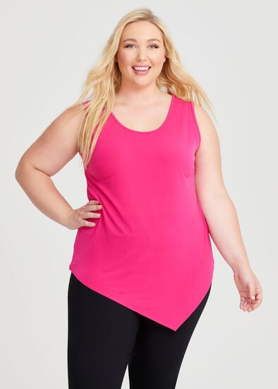 Plus Size Luna Mix Media Tank