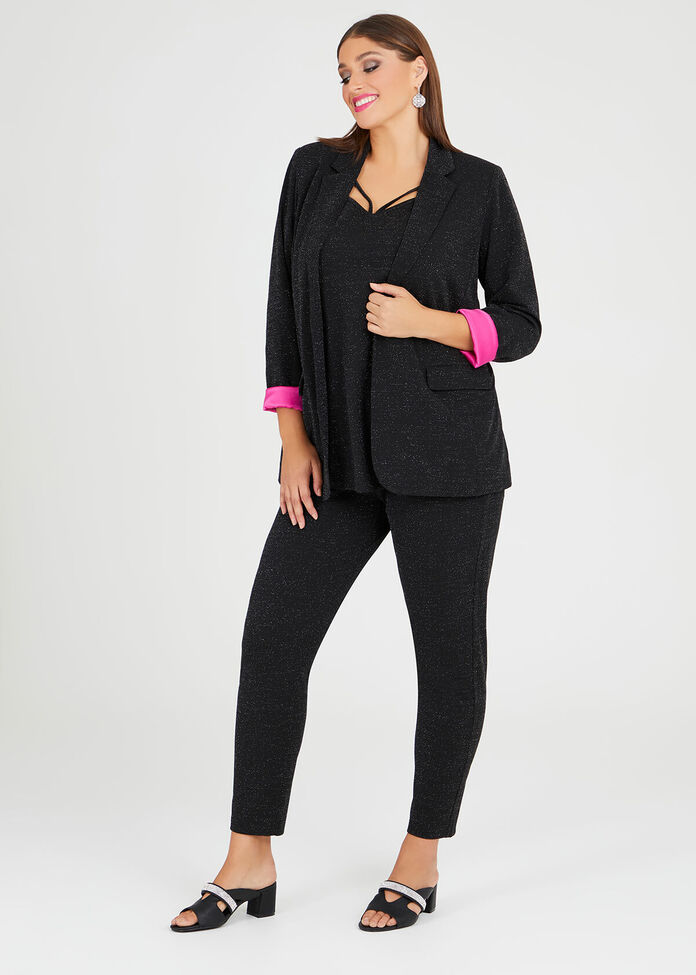 Natalie Lurex Jogger, , hi-res