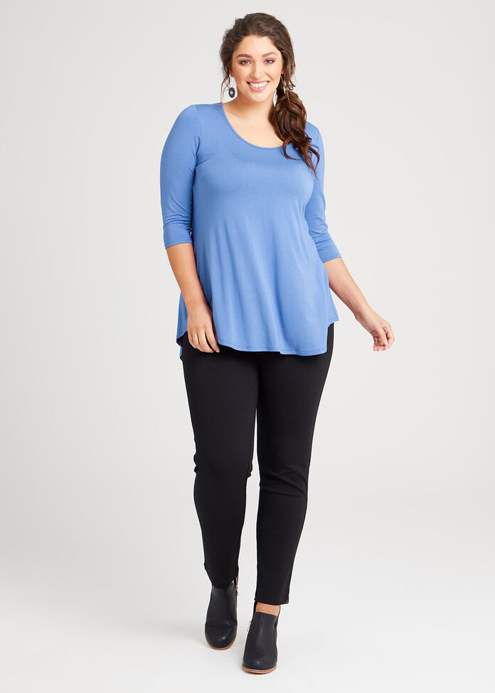 Shop Plus Size Tall Ponte Everyday Pant in Black | Sizes 12-30 | Taking ...