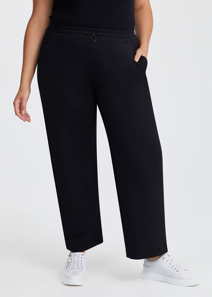 Modal Wide Leg Trackpant, , hi-res