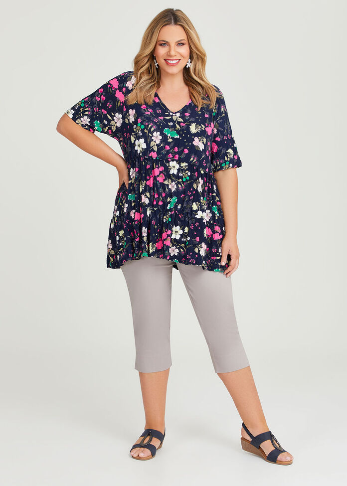 Boho Tier Top, , hi-res