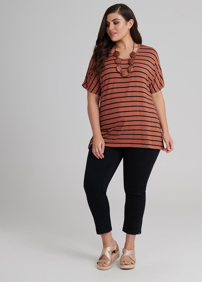 Tall Luxe Looker Zip Jean, , hi-res