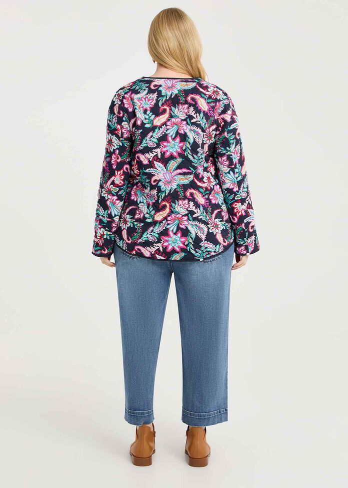 Natural Bloom Reversible Jacket, , hi-res
