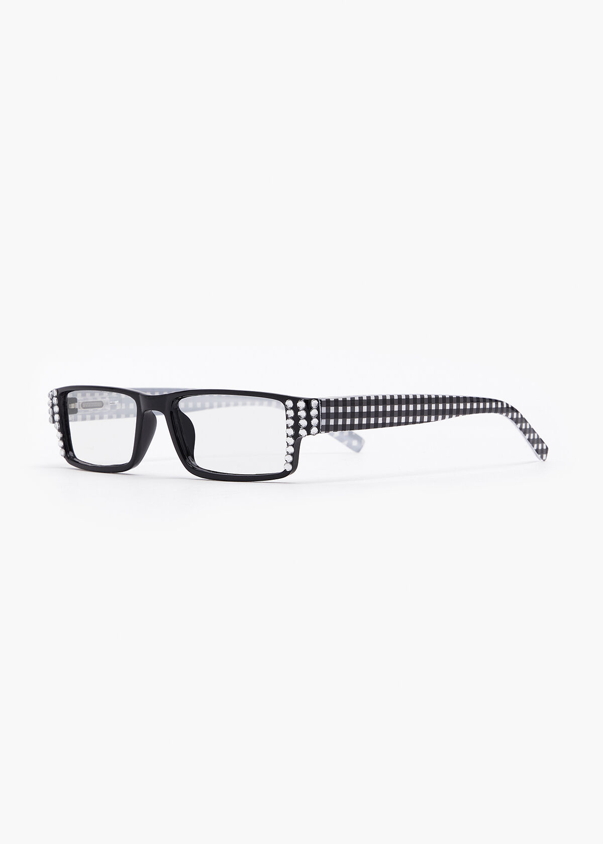 Black Bling Reading Glasses