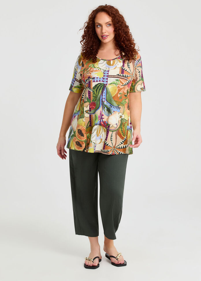 Cotton Palmer Tunic, , hi-res