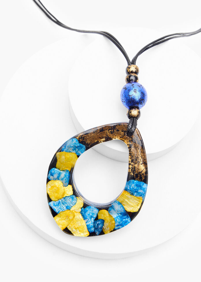 Bright Oval Necklace, , hi-res