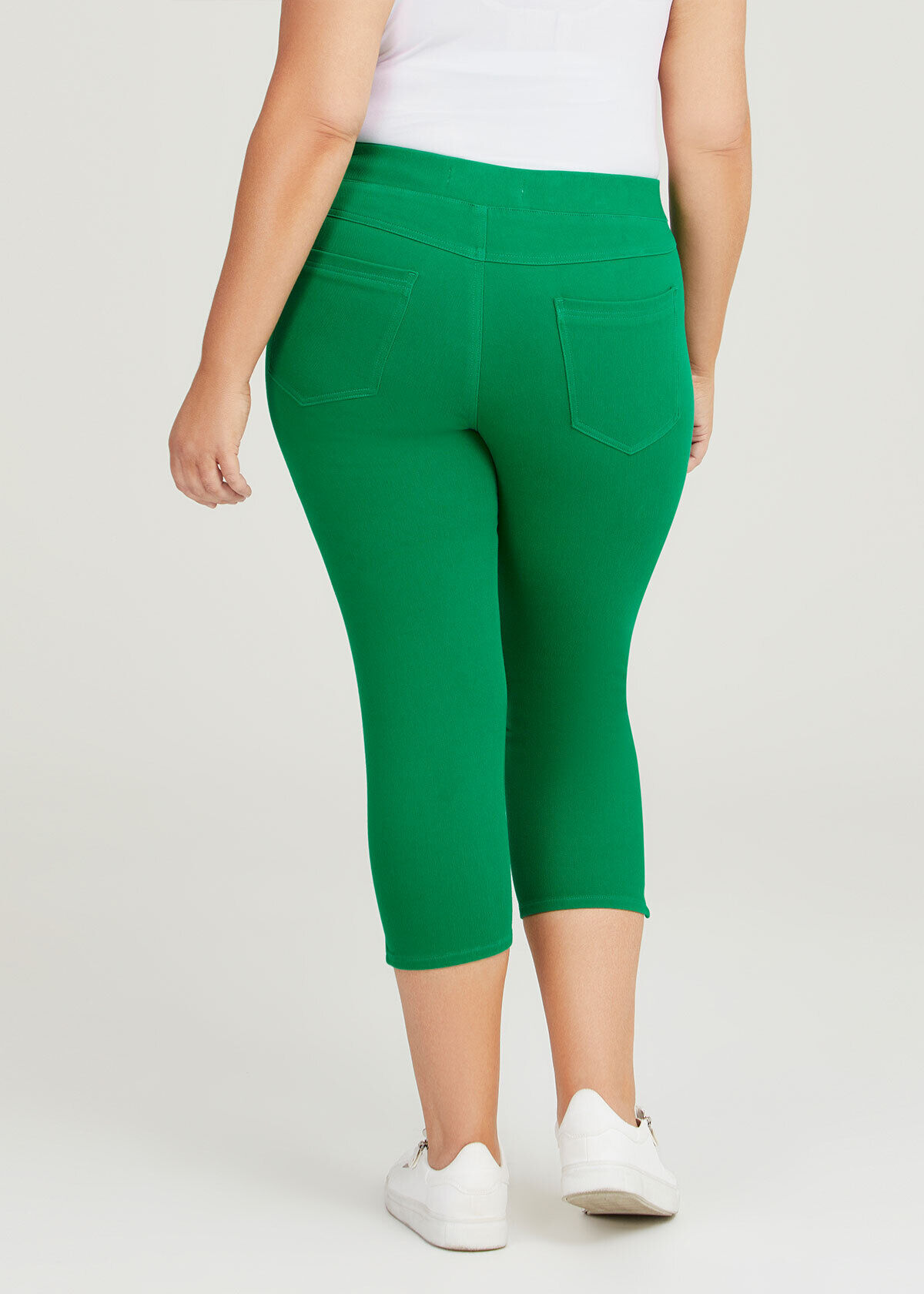 Green capri leggings on sale