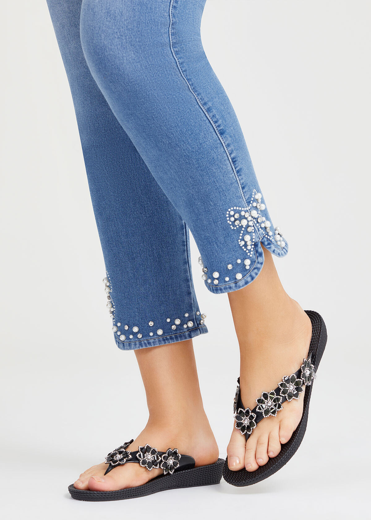 Bling bling flip flops deals