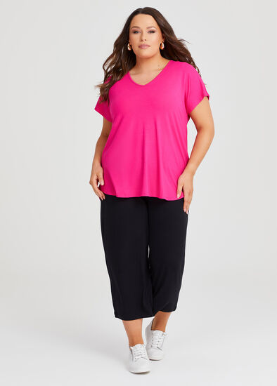 Plus Size Petite Bamboo Culotte Pant