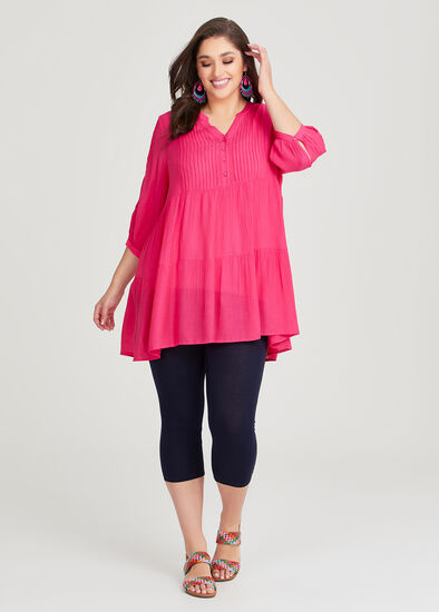 Plus Size Good Earth Australian Cotton Crop Legging