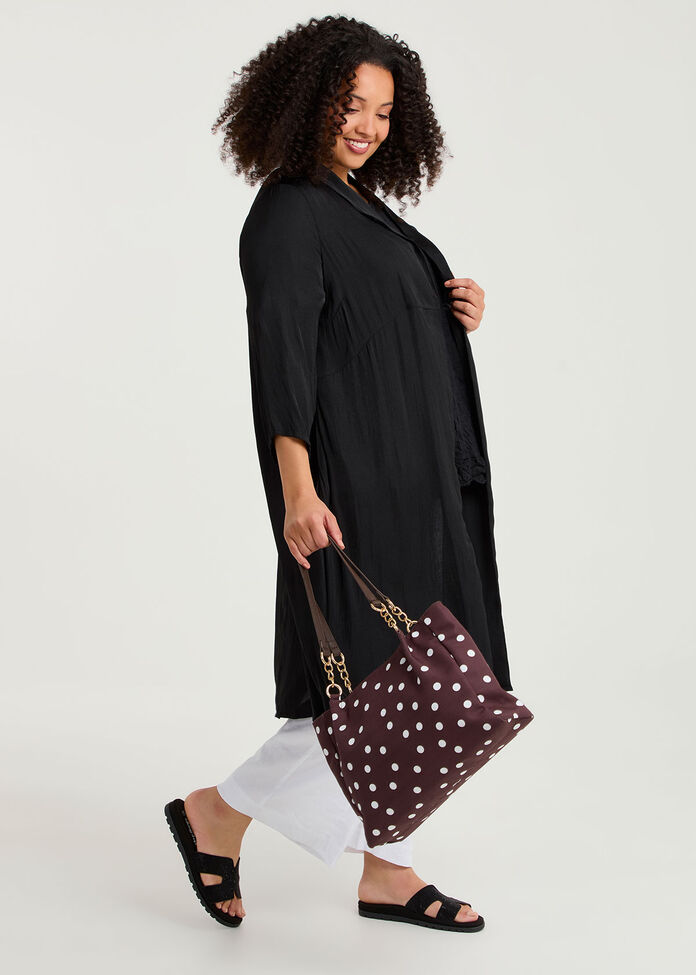 Polka Dot Shoulder Bag, , hi-res