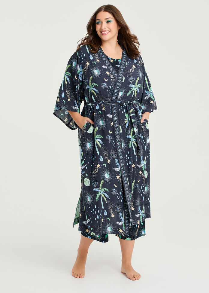 Ettavee Palm Kimono, , hi-res