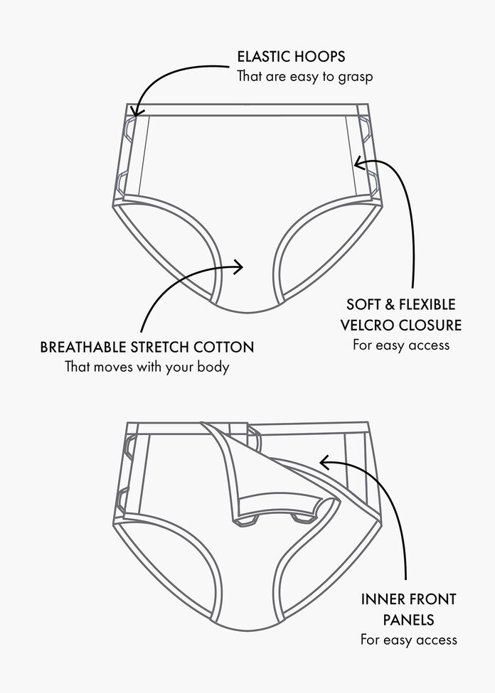 Adaptive Cotton Full Brief, , hi-res