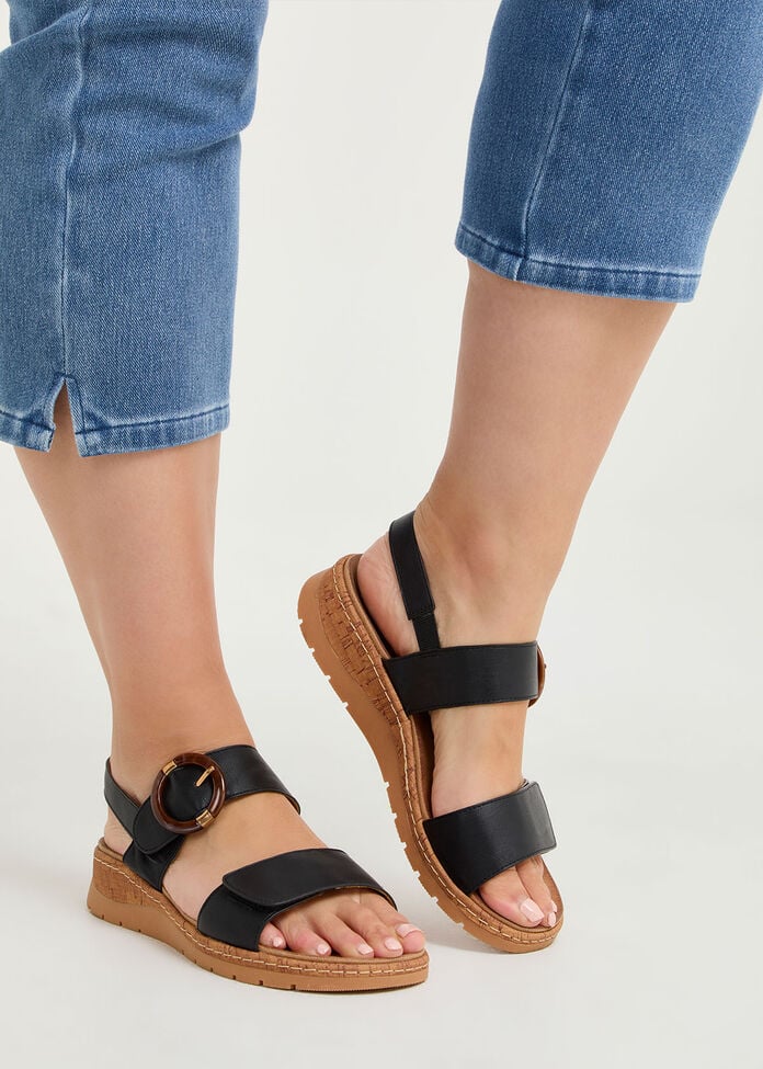 Cork Buckle Sandal, , hi-res