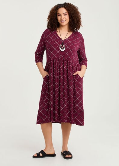 Plus Size Eden Print Dress