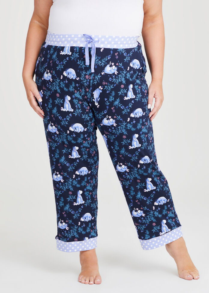 Eeyore Print Pyjama Pant, , hi-res