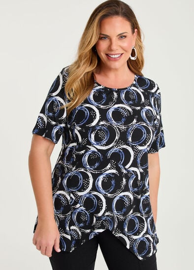 Plus Size Shiloh Spot Top