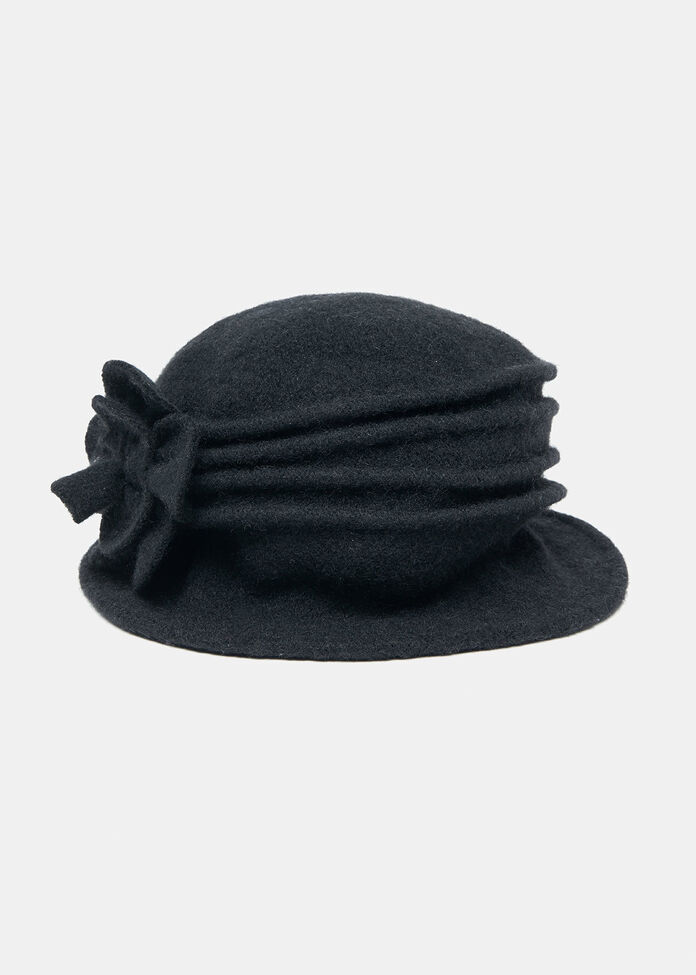 Rosette Cloche Hat, , hi-res