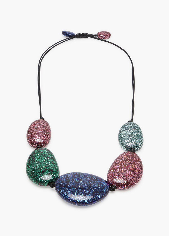 Glitter Short Necklace, , hi-res