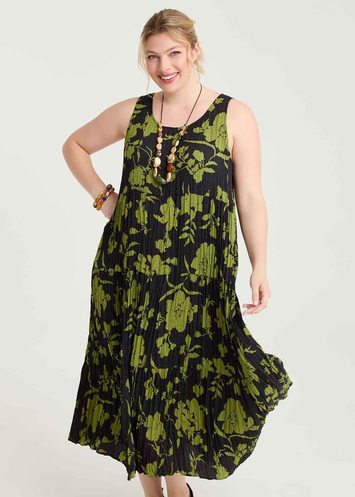 Printed Enya Pleased Dress, , hi-res