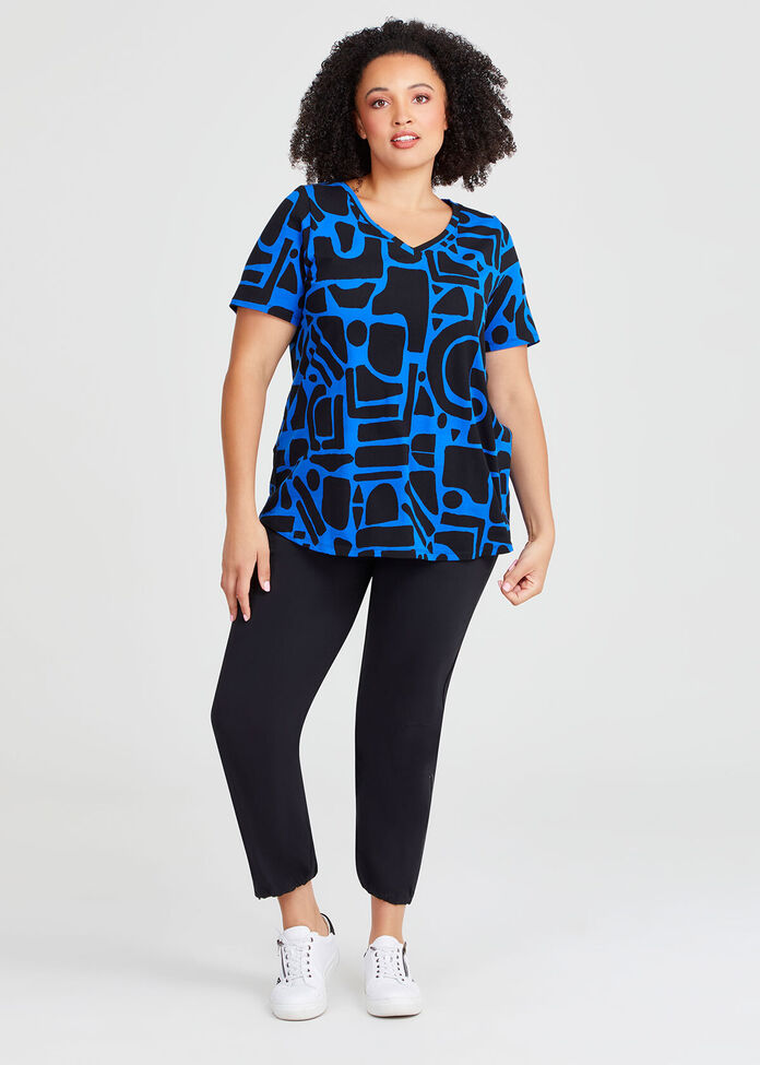 Cotton Active Graphic T-shirt, , hi-res