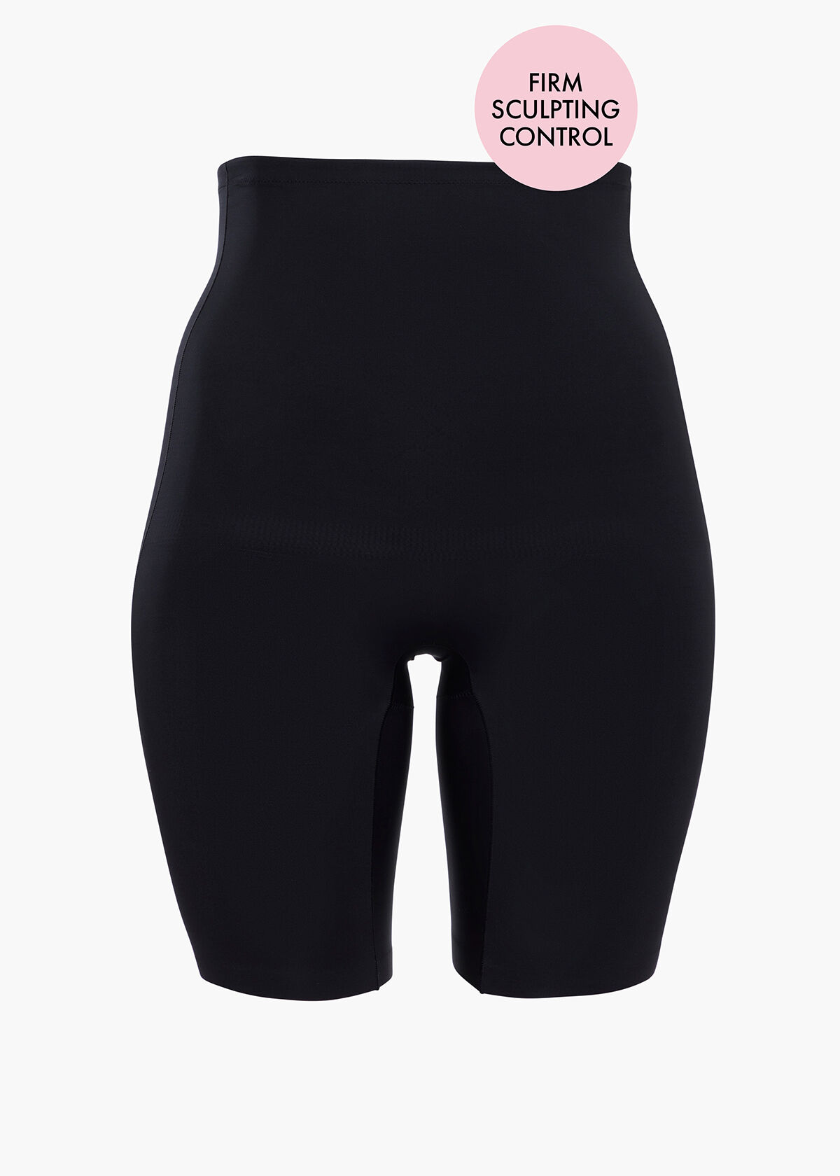 Shop Plus Size High Waisted Control Short in Black Sizes 12 30