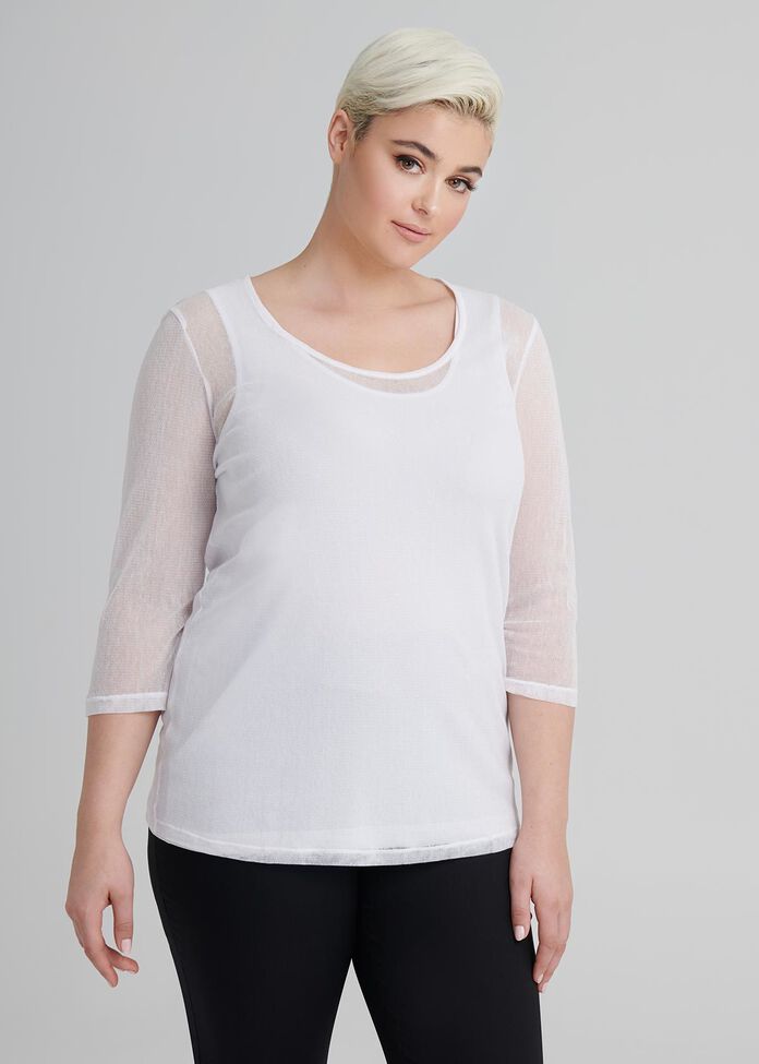 Mesh Day To Day Top, , hi-res