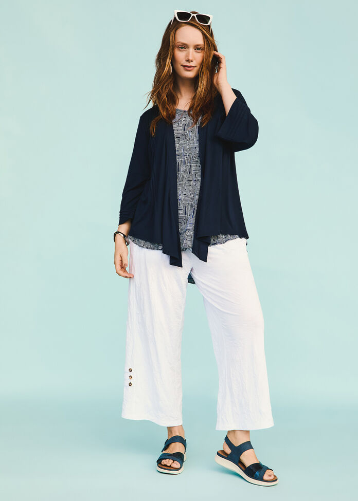 Button Detail Kiss Crush Pant, , hi-res