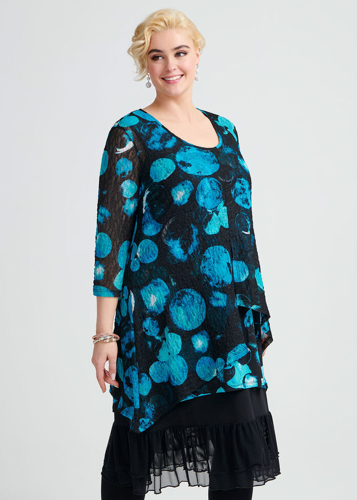 Watercolour Spot Tunic, , hi-res